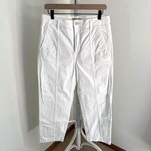 FINAL PRICE Everlane Utility Straight Leg Barrel Pant Size 12 White High Rise